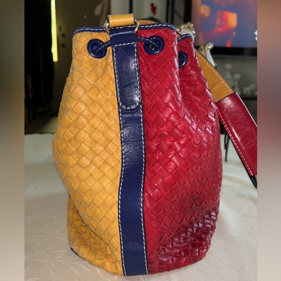 Bottega Veneta multicolour Woven Bucket Bag - Picture 5 of 17